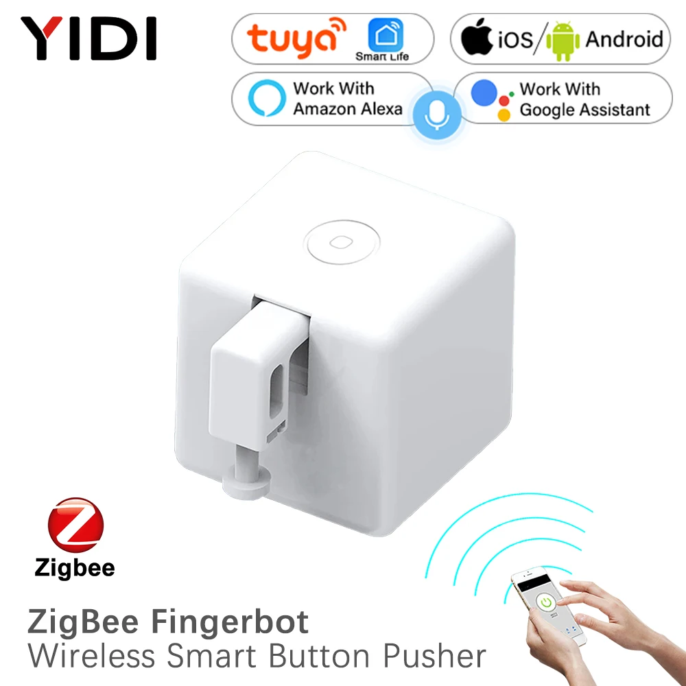 Smart Home Elements - Умный ZigBee Fingerbot, беспроводной автоматический переключатель,