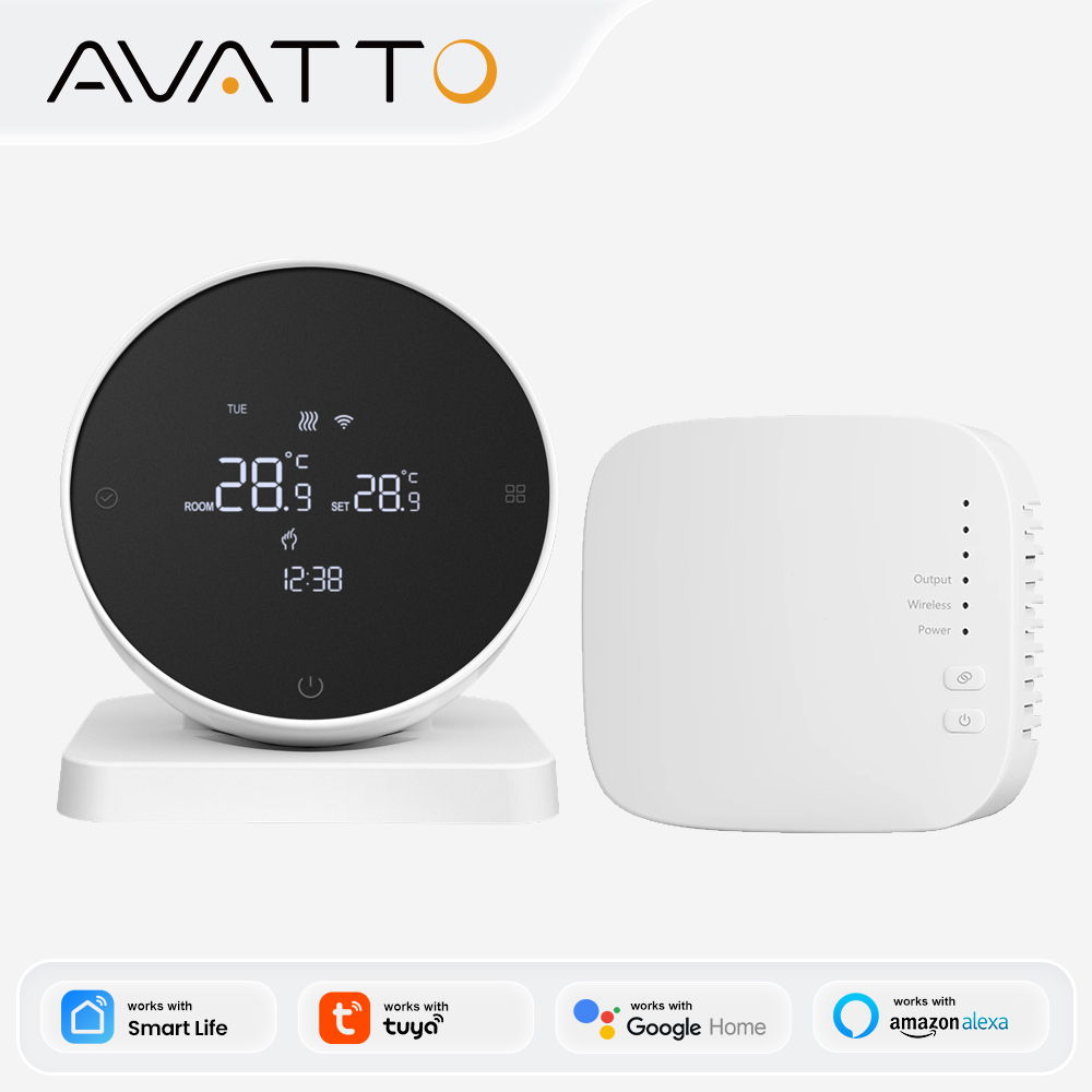 Smart Home Thermostat - Умный термостат AVATTO WiFi, беспроводной радиочастотный