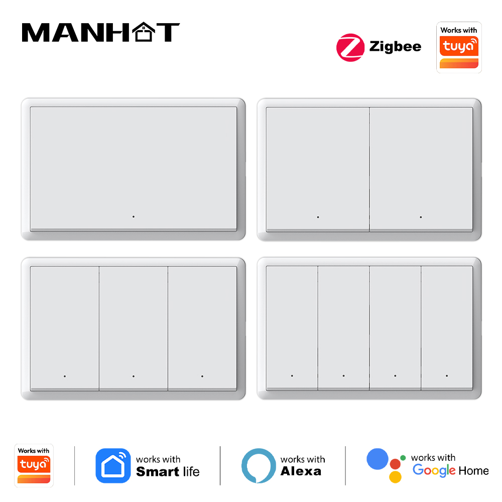 Smart Home Zigbee - Умный выключатель Manhot Smart Zigbee, не
