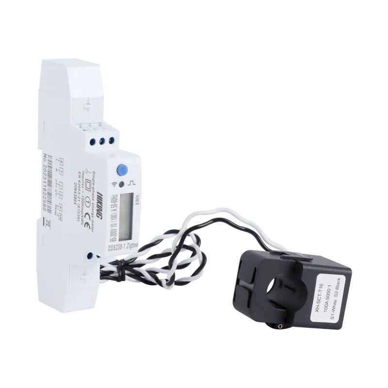 Smart Home Zigbee - Умный однофазный счетчик энергии 2026 Clamp