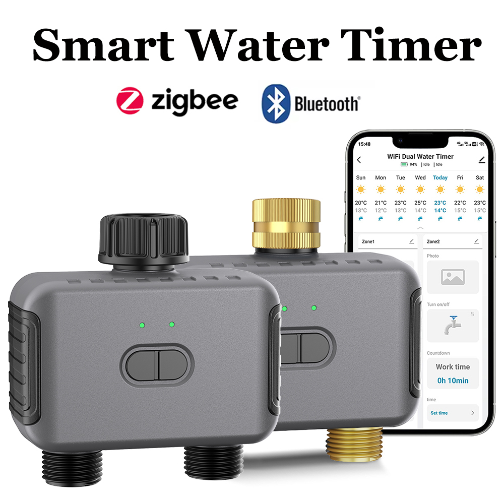 Smart Home Zigbee - Умный таймер воды Tuya Zigbee/BT, автоматический