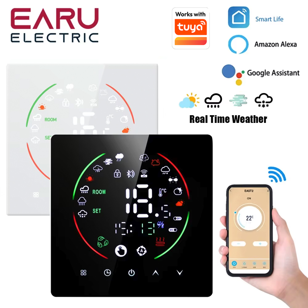Smart Home Thermostat - Смарт-термостат Tuya с Wi-Fi и пультом