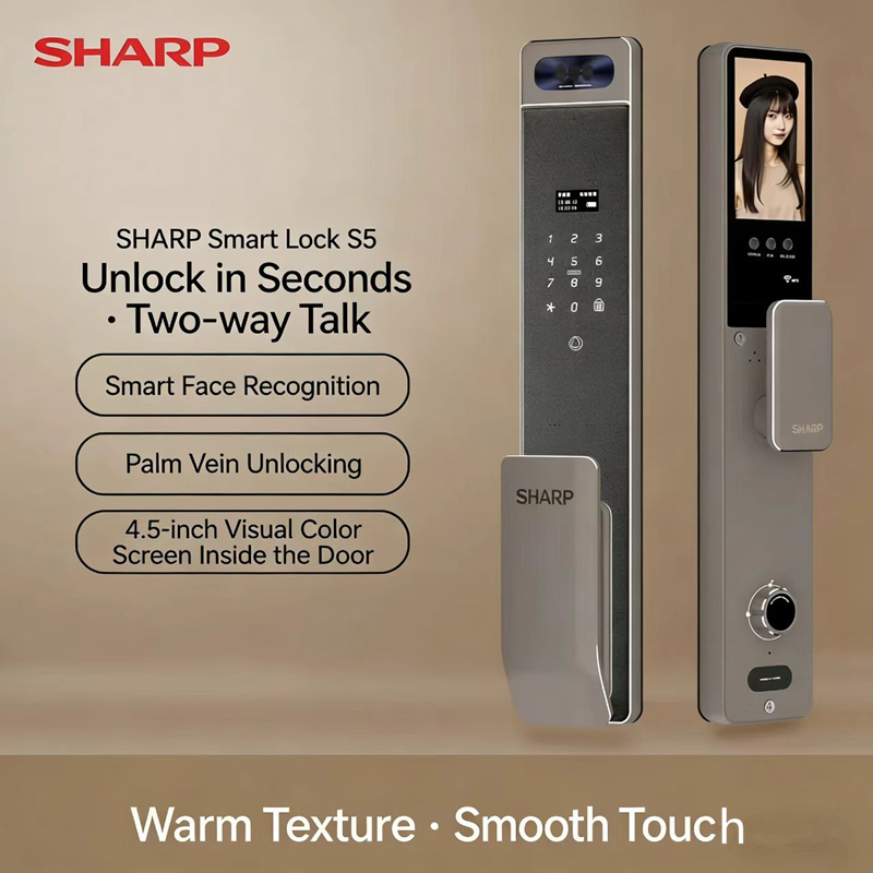 Wifi Doorbell Camera - Умный замок Sharp S5-FV с автоматической