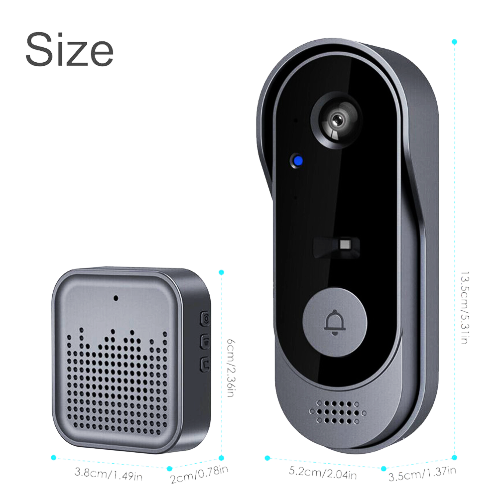 Wifi Doorbell Camera - Видеоглазок Tuya APP с углом обзора