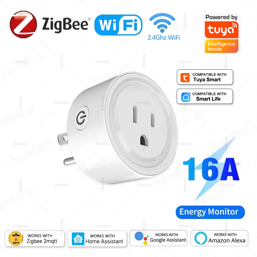 Smart Home Or Smart Home - Умная розетка Tuya Wi-Fi или Zigbee,