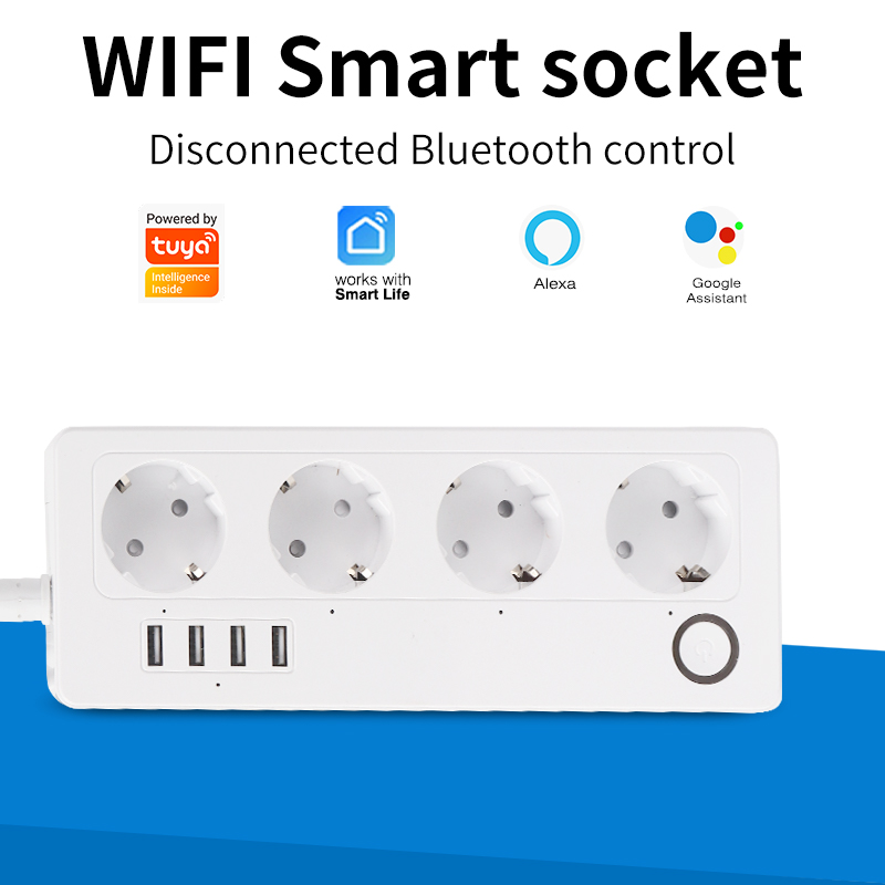 Smart Home Or Smart Home - Удлинитель SIXWGH Tuya умный с поддержкой