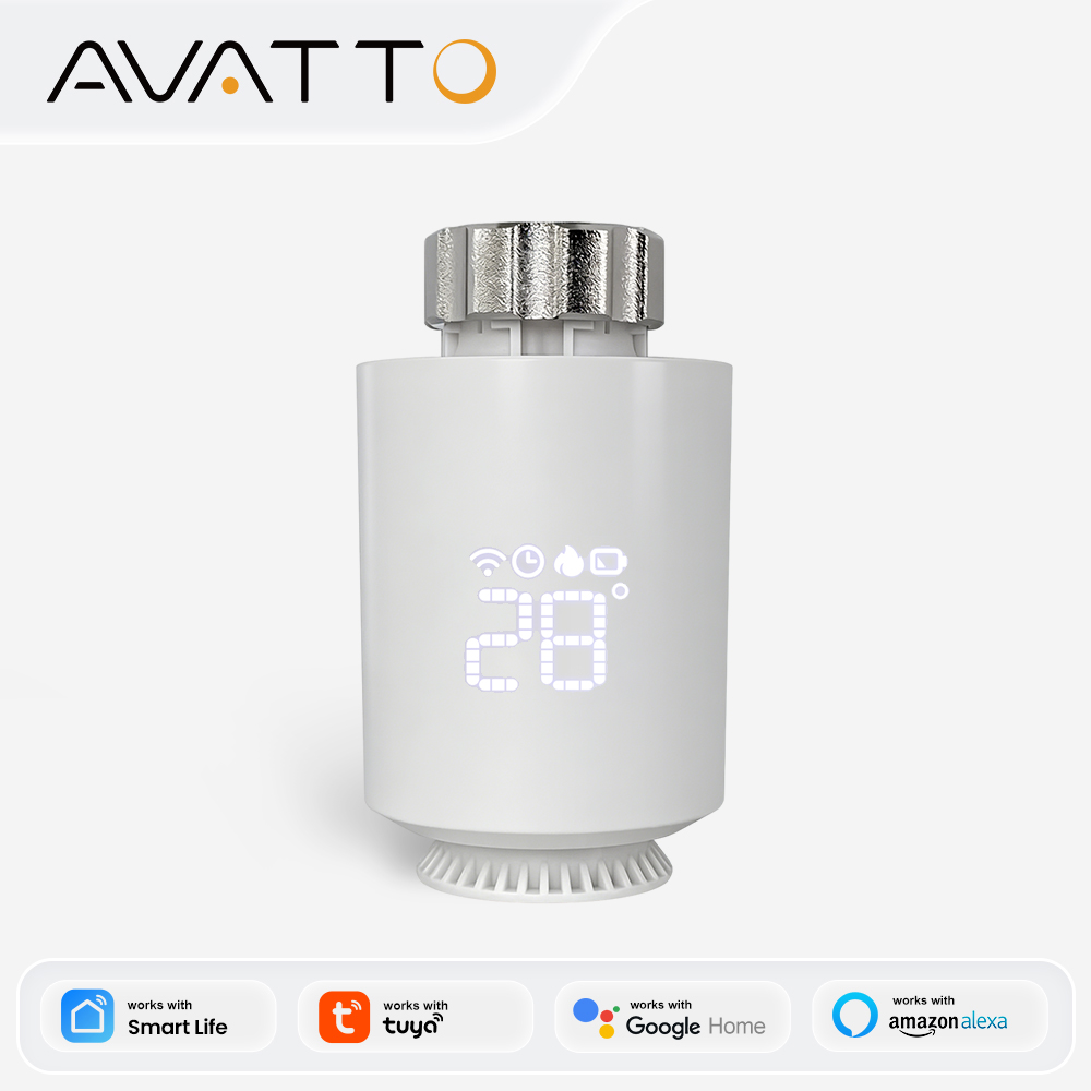Smart Home Thermostat - Умный термостатический клапан AVATTO ZigBee3.0 для