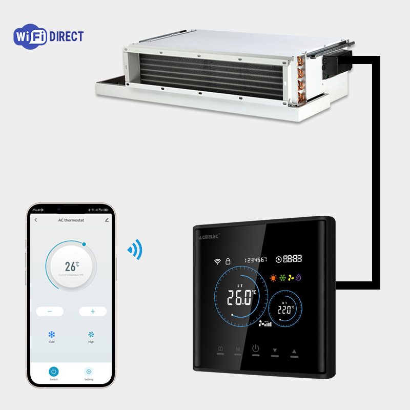 Smart Home Thermostat - Умный термостат для фанкойлов HVAC с
