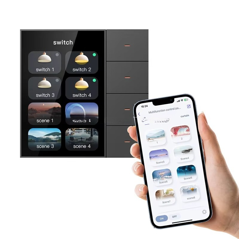 Smart Home Zigbee - Умный сенсорный выключатель F3 Pro с