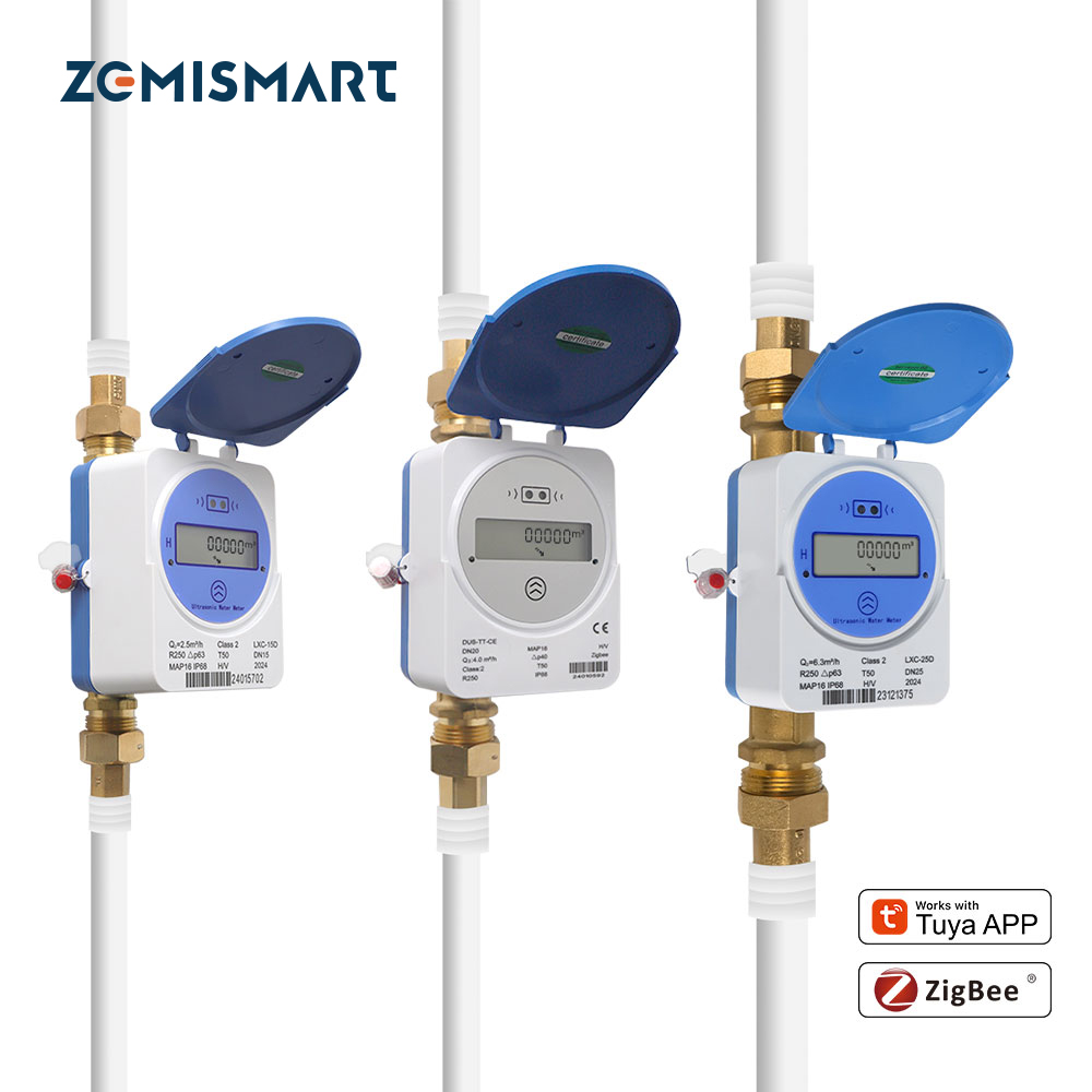 Smart Home Setup - Умный ультразвуковой счетчик воды Zemismart Zigbee