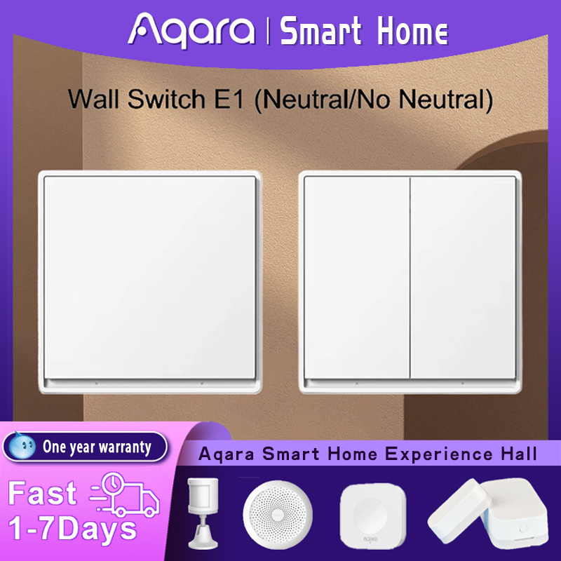 Smart Home Xiaomi 2 - Оригинальный настенный переключатель Aqara E1, версия