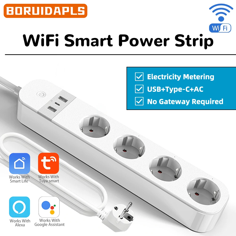 Smart Home Or Smart Home - Умная Wi-Fi розетка BORUIDAPLS с USB