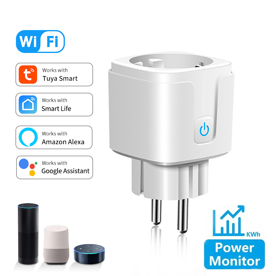 Smart Home Elements - Умная розетка Tuya EU 16A AC100-240V