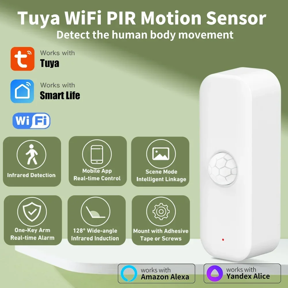 Smart Home Setup - Датчик движения Tuya WiFI PIR Smart
