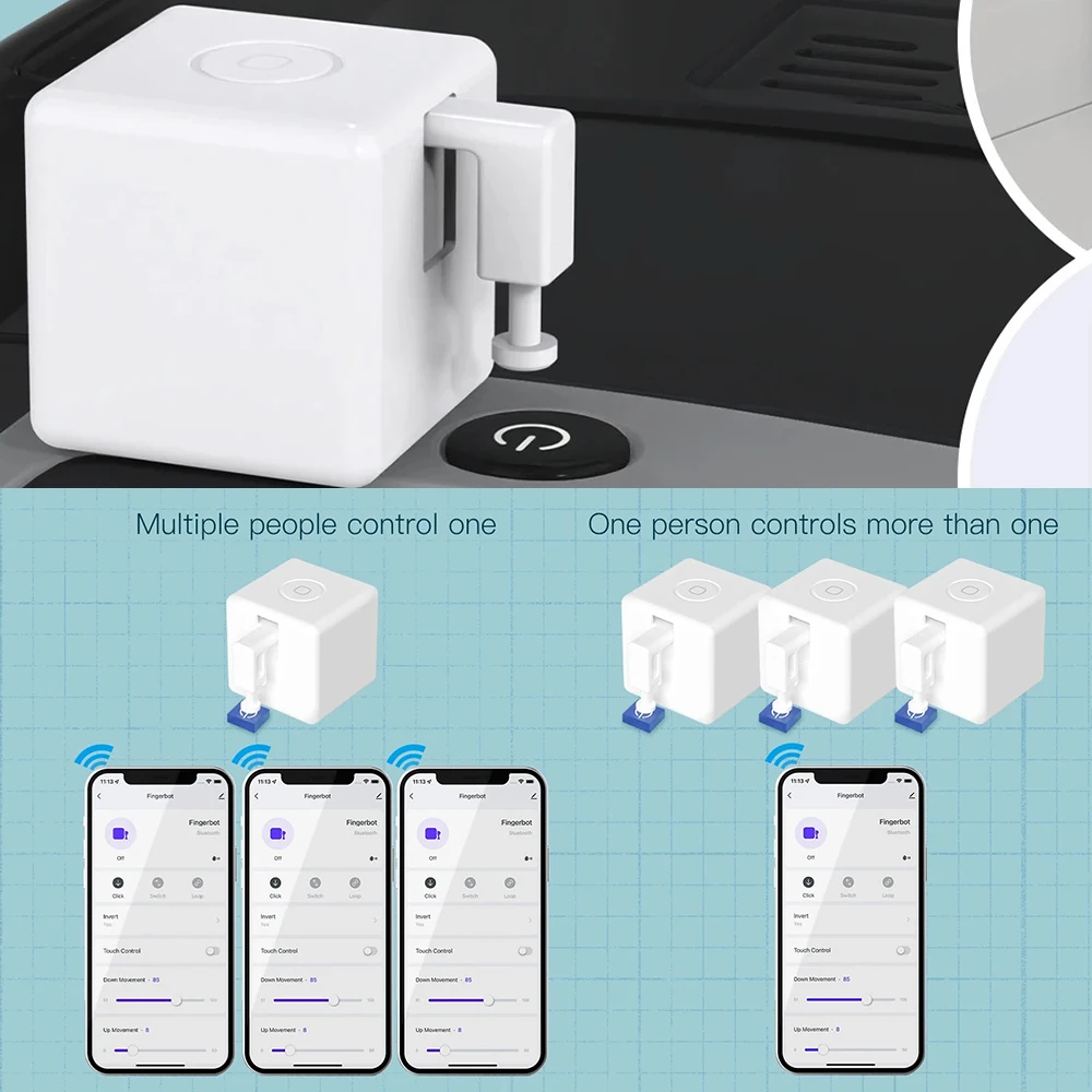 Умный ZigBee Fingerbot, беспро – обзор и цена Smart Home Elements
