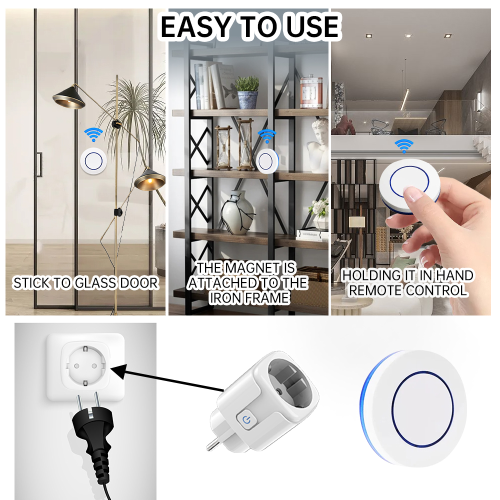 Беспроводная розетка RF433 для – обзор и цена Smart Home Or Smart Home
