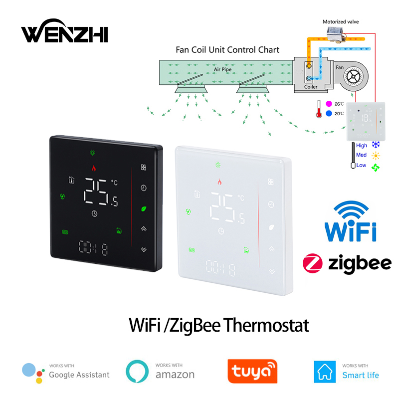 Zigbee/Wi-Fi термостат для кон – обзор и цена Smart Home Zigbee
