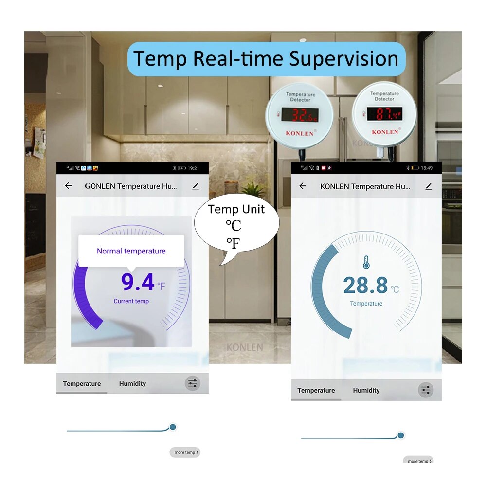 Датчик температуры KONLEN Tuya – обзор и цена Smart Home Thermostat