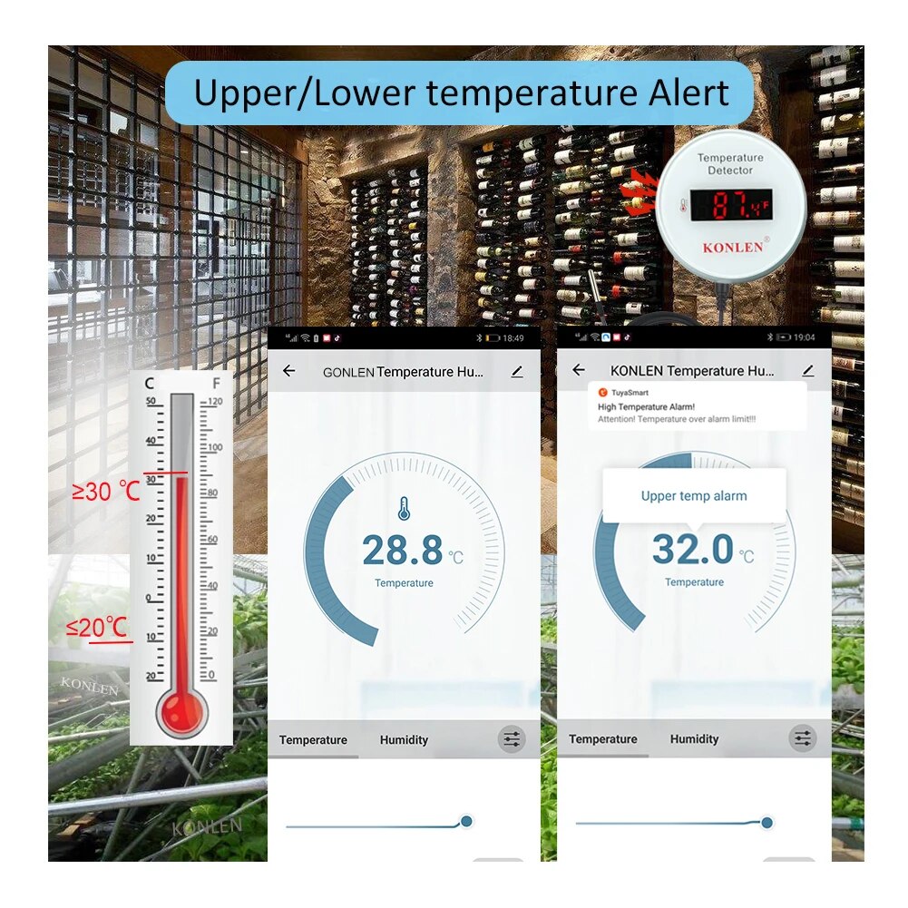 Датчик температуры KONLEN Tuya – обзор и цена Smart Home Thermostat
