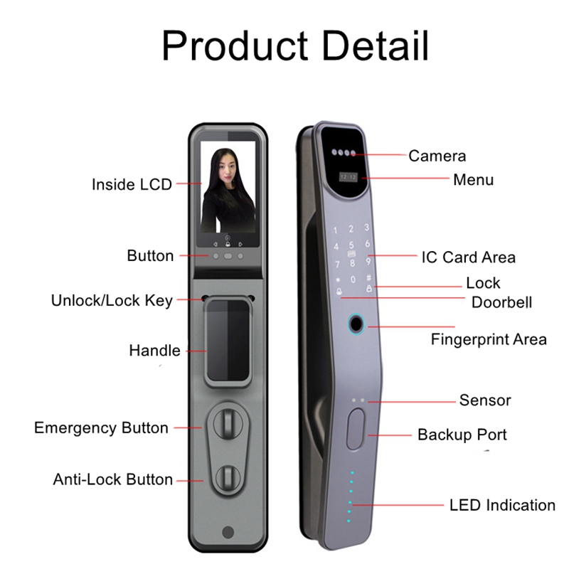Смарт-замок дверной Tuya с под – обзор и цена Wifi Doorbell Camera