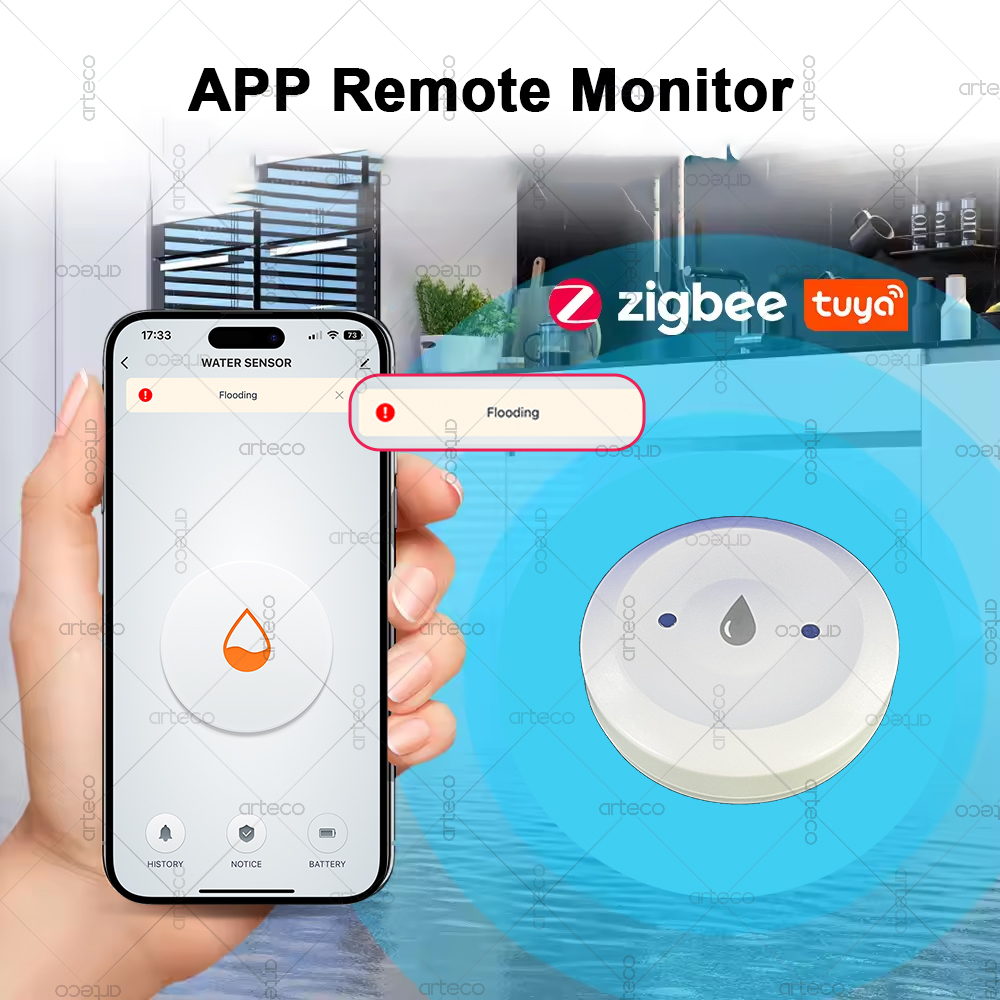 Умный датчик воды Tuya Zigbee, – обзор и цена Smart Home Setup