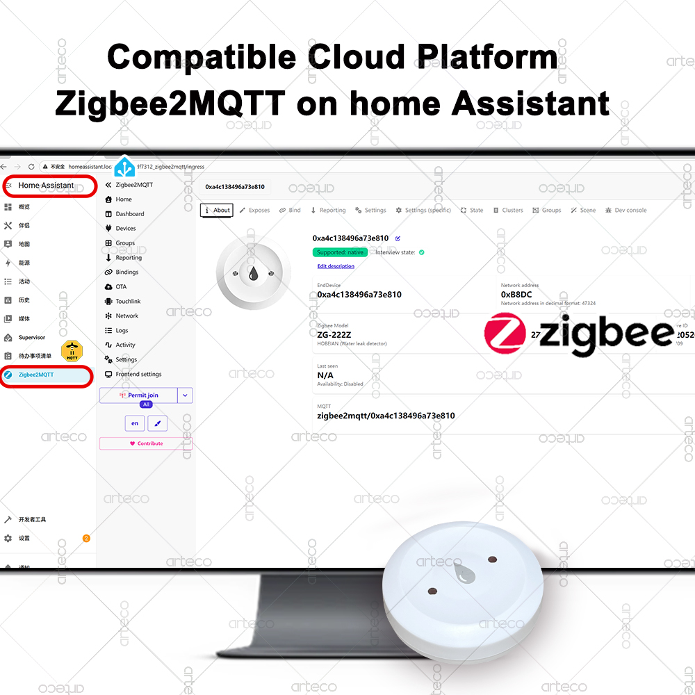 Умный датчик воды Tuya Zigbee, – обзор и цена Smart Home Setup