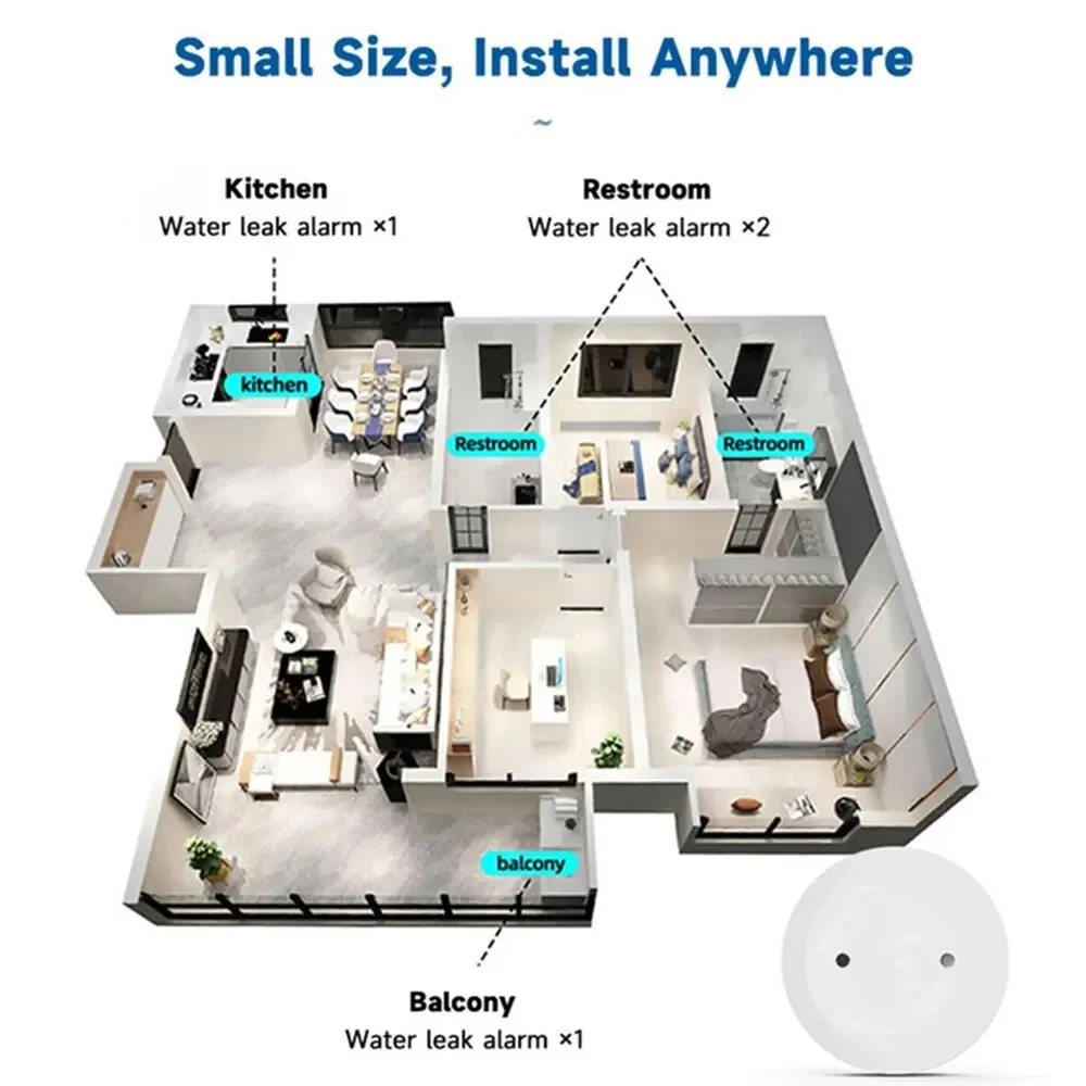 Датчик протечки воды Zigbee дл – обзор и цена Smart Home Setup