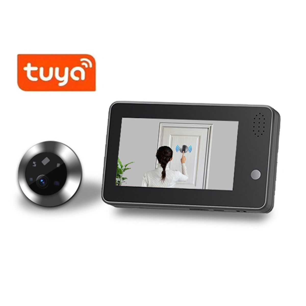 4,3-дюймовый Wi-Fi видеодомофо – обзор и цена Wifi Doorbell Camera