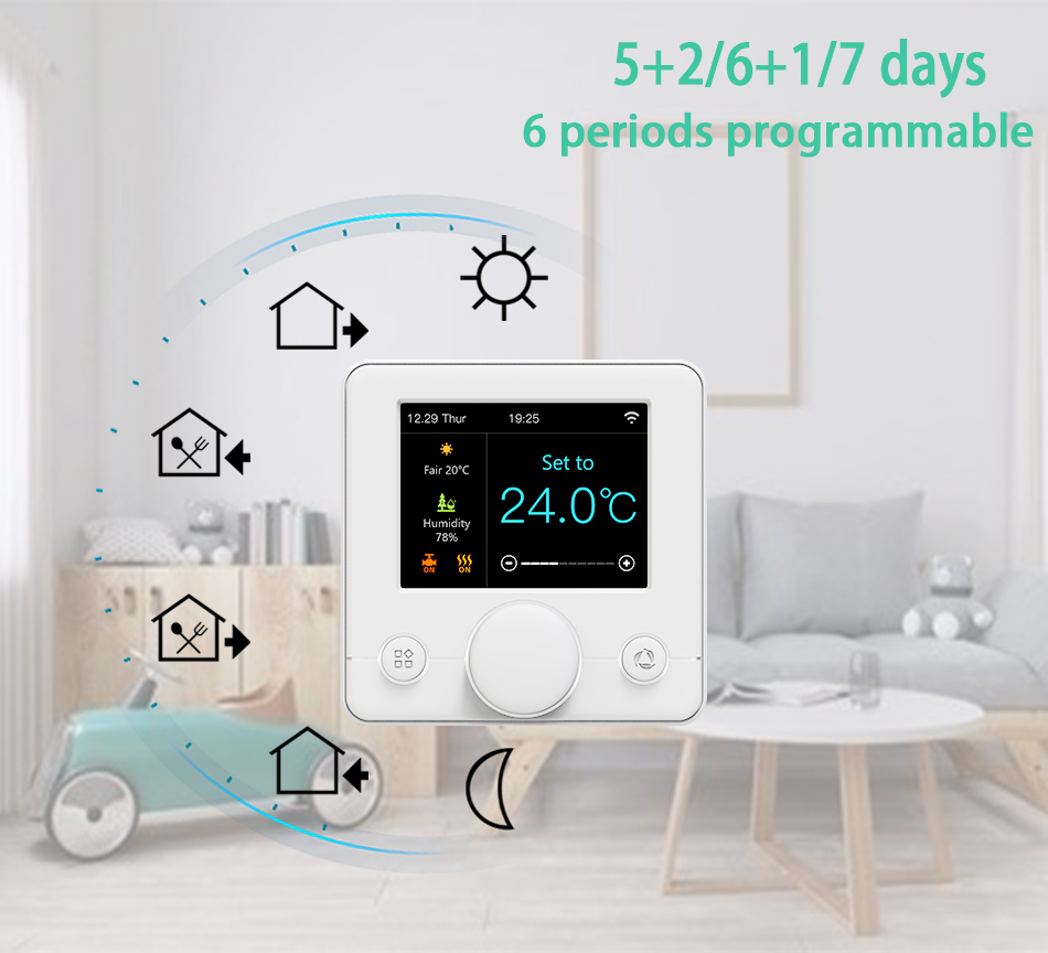 Термостат для теплого пола, Wi – обзор и цена Smart Home Thermostat