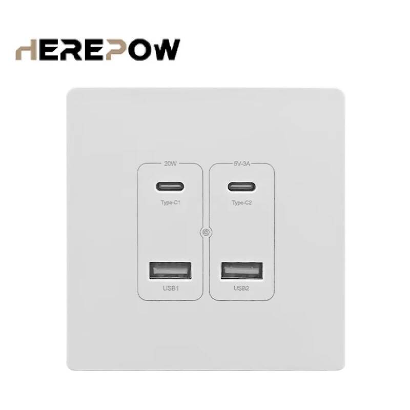 Настенная розетка Herepow с дв – обзор и цена Smart Home Or Smart Home