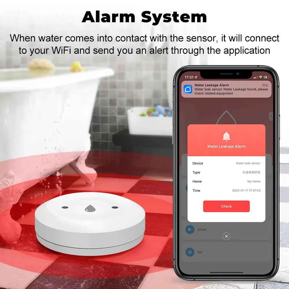 Датчик протечки воды Tuya ZigB – обзор и цена Smart Home Setup