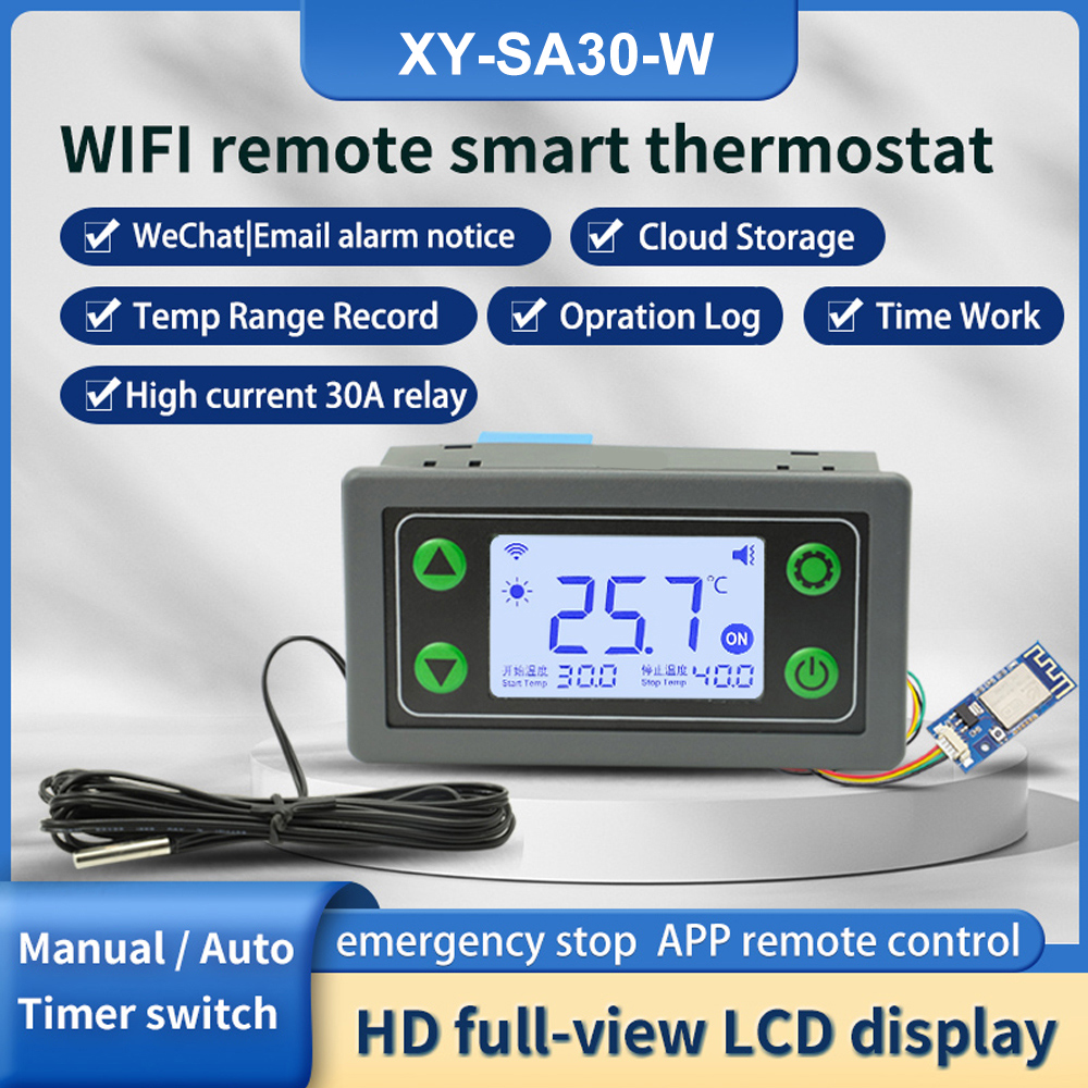 DC6-30V AC110-220V 10A/30A WIF – обзор и цена Smart Home Thermostat