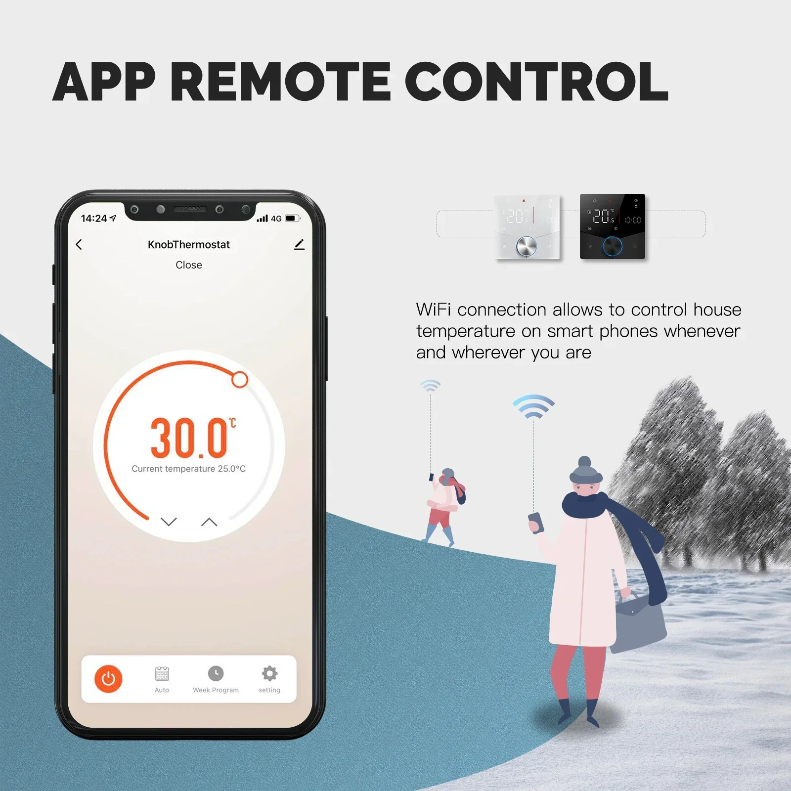 MOES Tuya Wi-Fi умная ручка те – обзор и цена Smart Home Thermostat