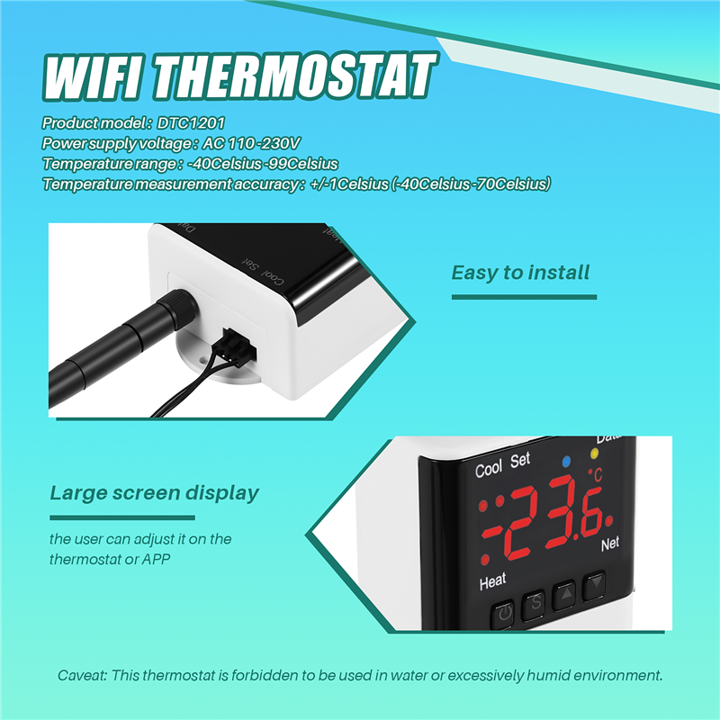 Беспроводной Wi-Fi контроллер  – обзор и цена Smart Home Thermostat