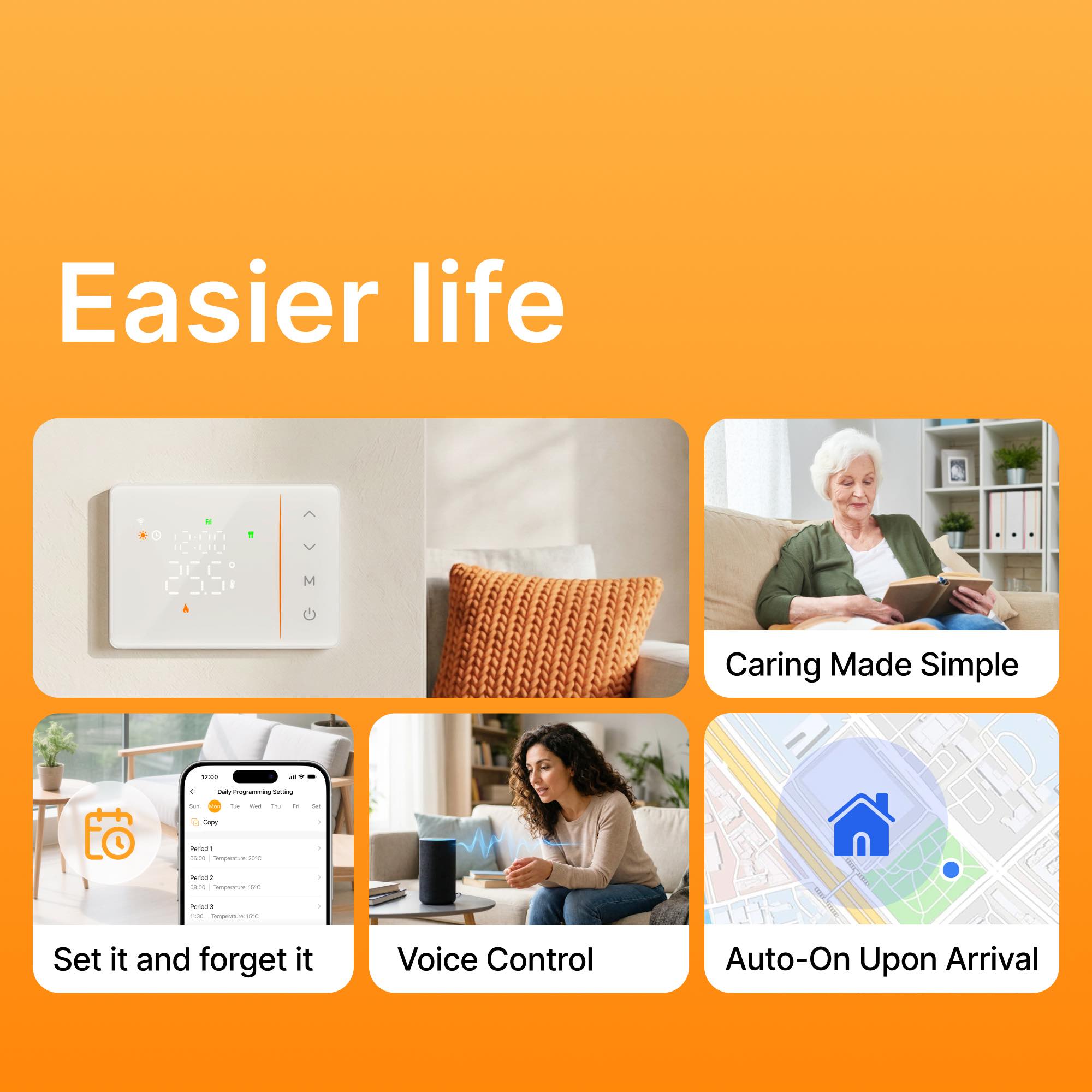 Умный Wi-Fi термостат Tuya с п – обзор и цена Smart Home Thermostat