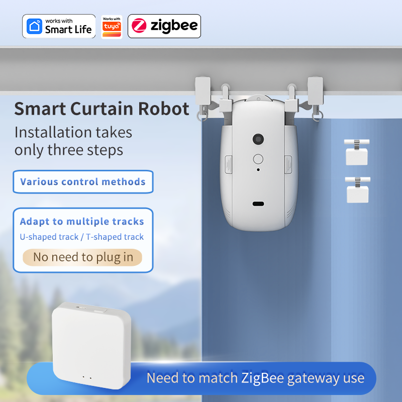 Умный робот-драйвер для штор Z – обзор и цена Smart Home Zigbee