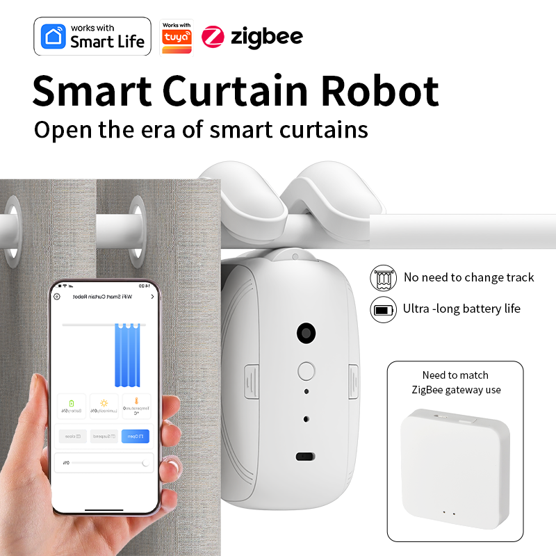 Умный робот-драйвер для штор Z – обзор и цена Smart Home Zigbee