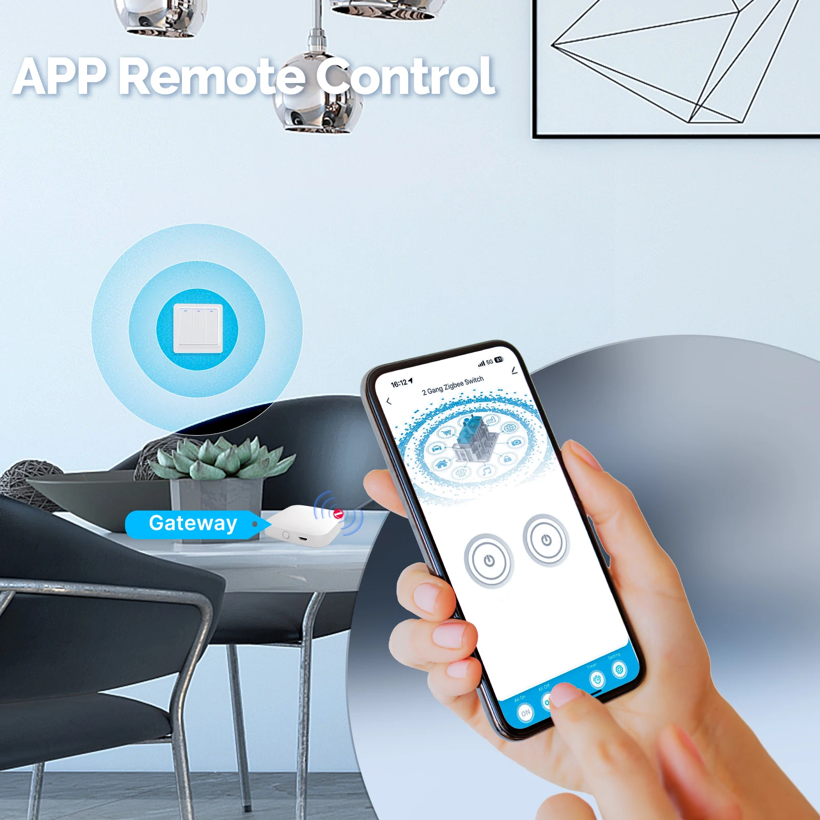 Умный выключатель света MOES Z – обзор и цена Smart Home Zigbee