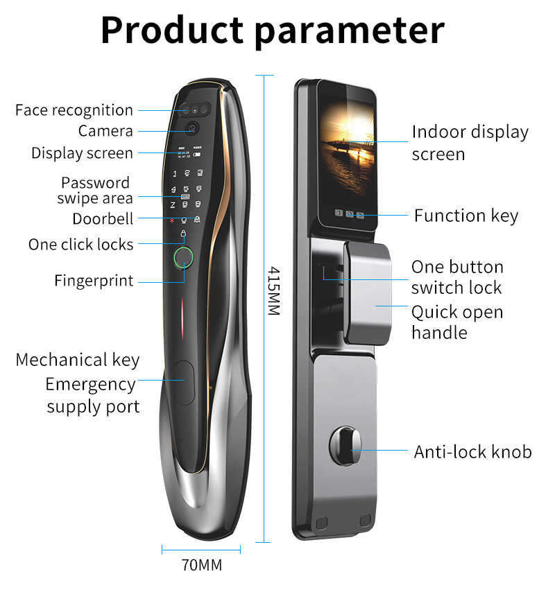 TYSH Tuya Security Отпечаток п – обзор и цена Wifi Doorbell Camera